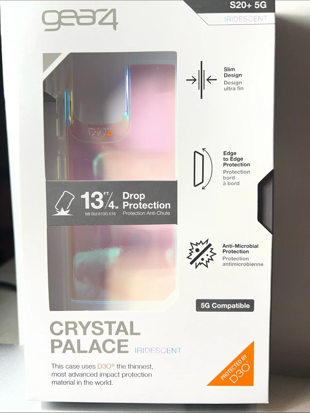Samsung Crystal Palace Iridescent Phone Case - Multicolor Shift